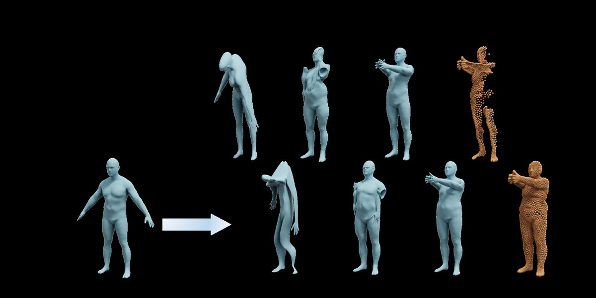 NFR: Neural Feature-Guided Non-Rigid Shape Registration